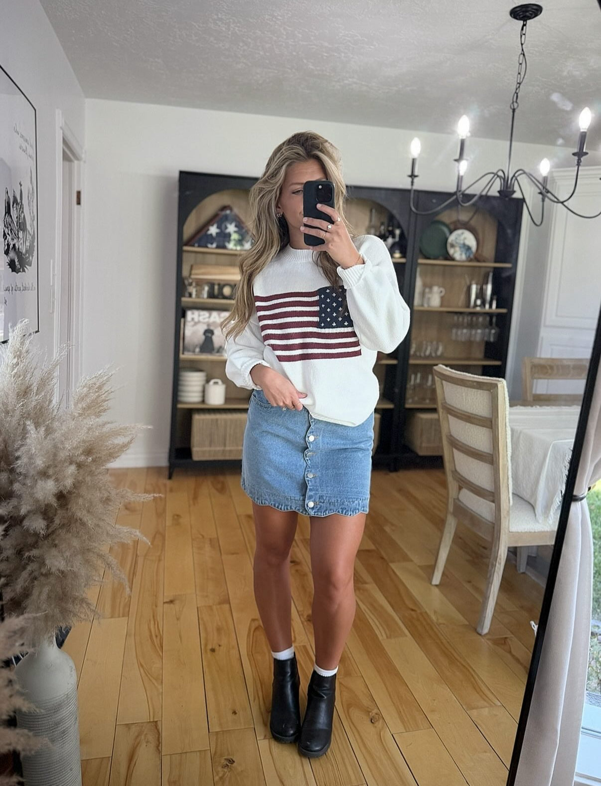 Independence Day Knit Flag Sweater