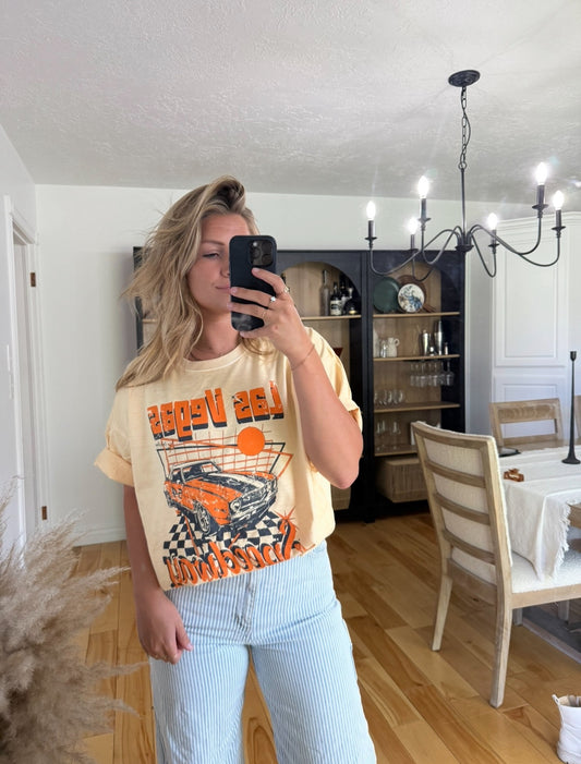 Las Vegas Speedway 1982 Oversized T shirt